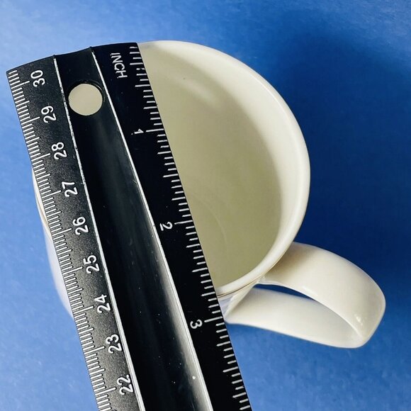 Mary Kay Golden Anniversary Bumble Bee White Gold Accent 1 Coffee Cup 12 Ounce - Picture 10 of 12